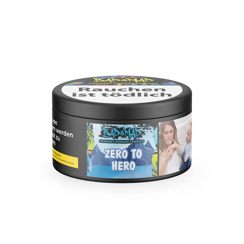 Bad & Mad Tobacco 25g - Zero to Hero