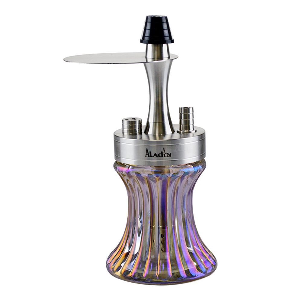 Aladin2Go Portable Hookah Edelstahl - Shiny Clear