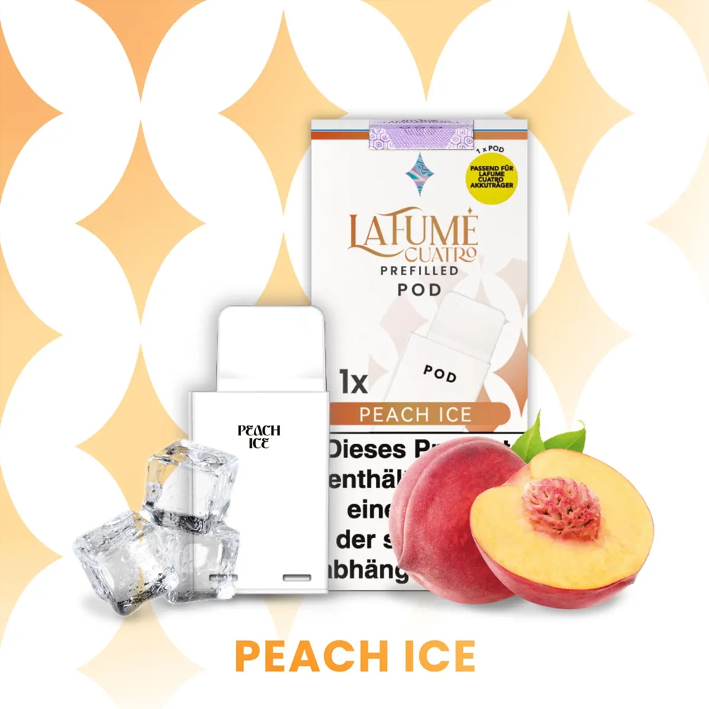 La Fume Cuatro POD (1 stk) - Peach Ice 20mg