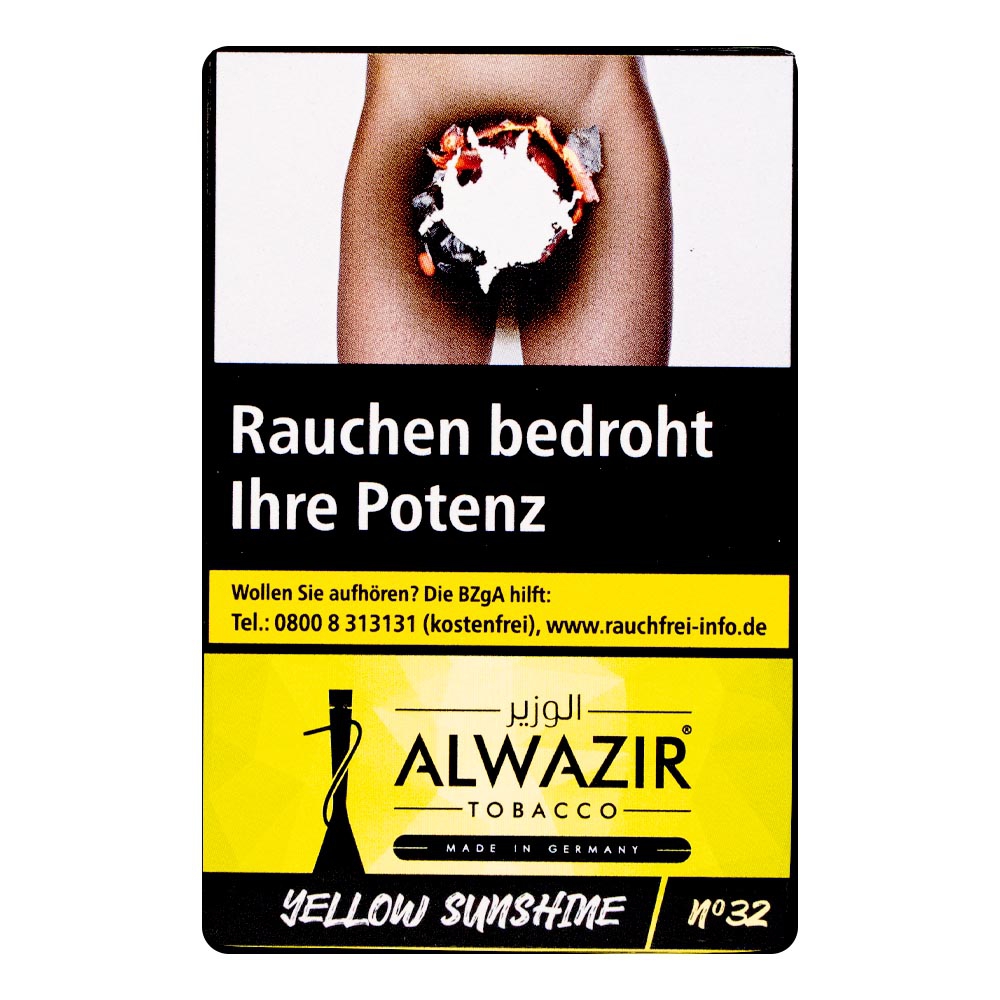 Al Wazir Tobacco 20g - No. 32 Yellow Sunshine