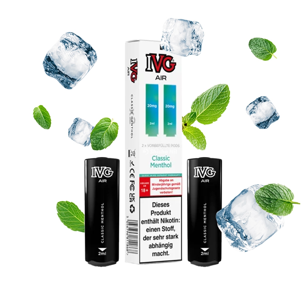 IVG AIR 2 in 1 POD (2er Pack) - Classic Menthol 20mg