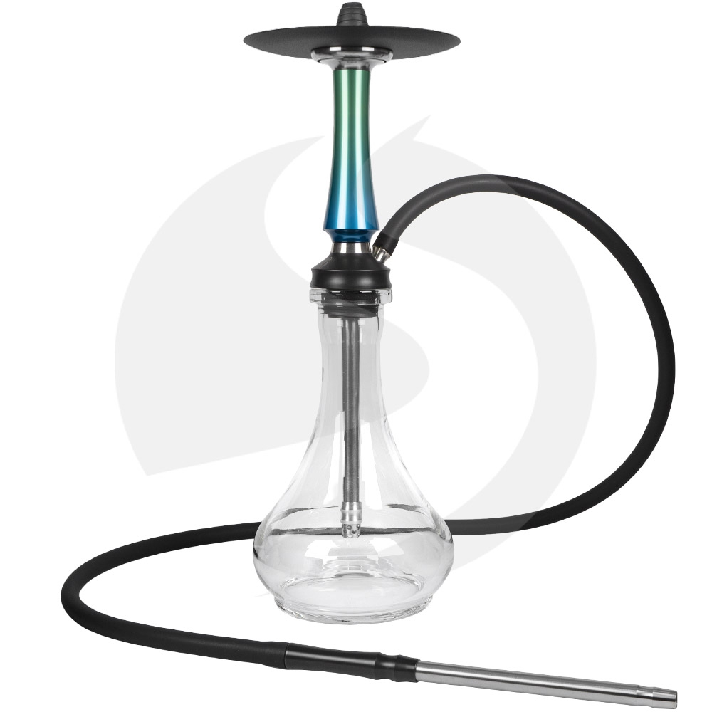 Voodoo Hookah Down - Blue/Green Gradient