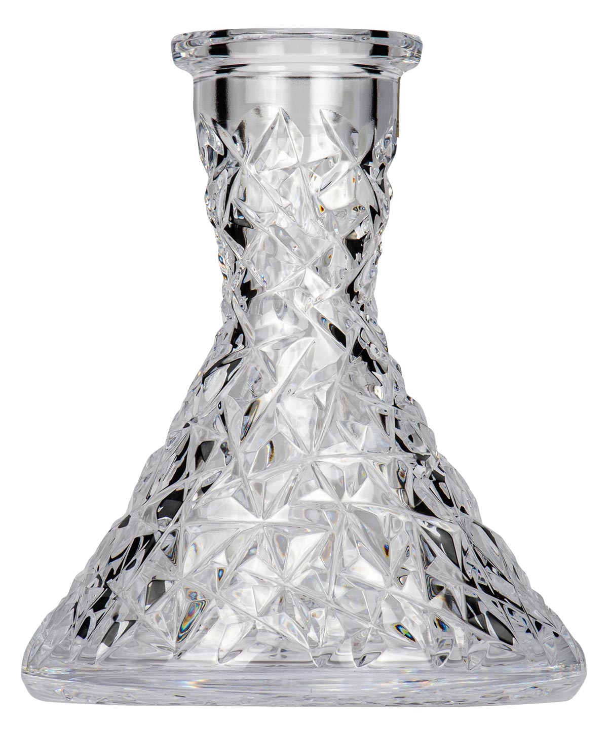 Caesar Crystal Bowl - Mini Cone Rock Clear