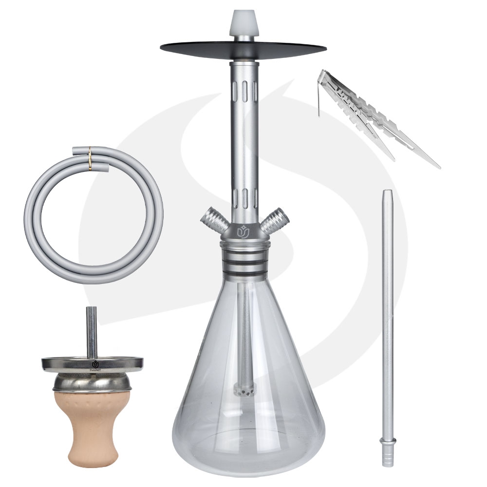 theUnit Alu Shisha Silber - Clear