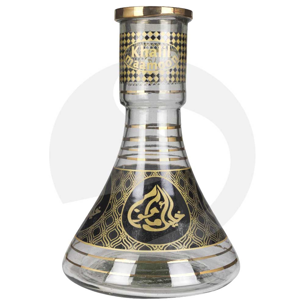 Khalil Mamoon Ersatzglas Pyramid - Karo Black/Gold