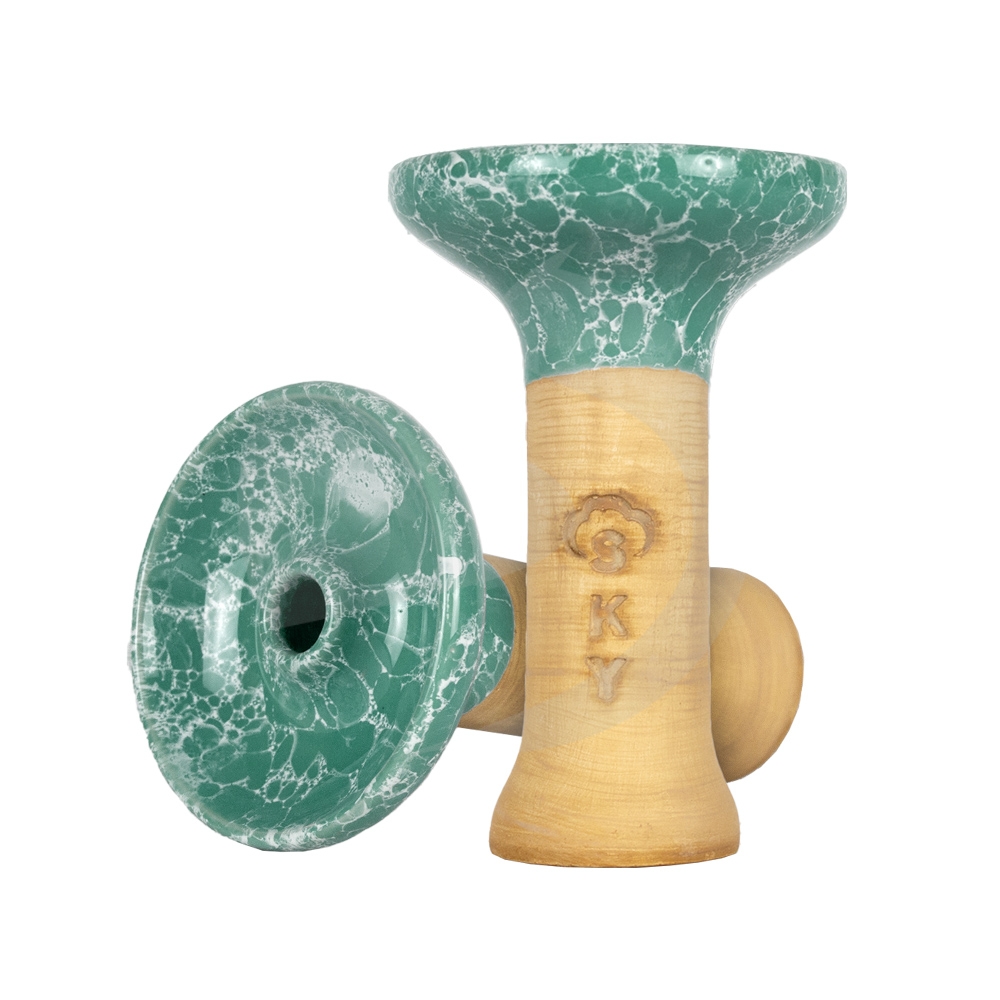 Sky Hookah Medium Phunnel - Turquoise Dark