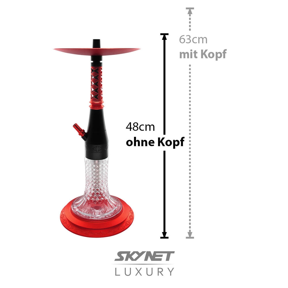 Skynet Shisha Luxury 720 - Red