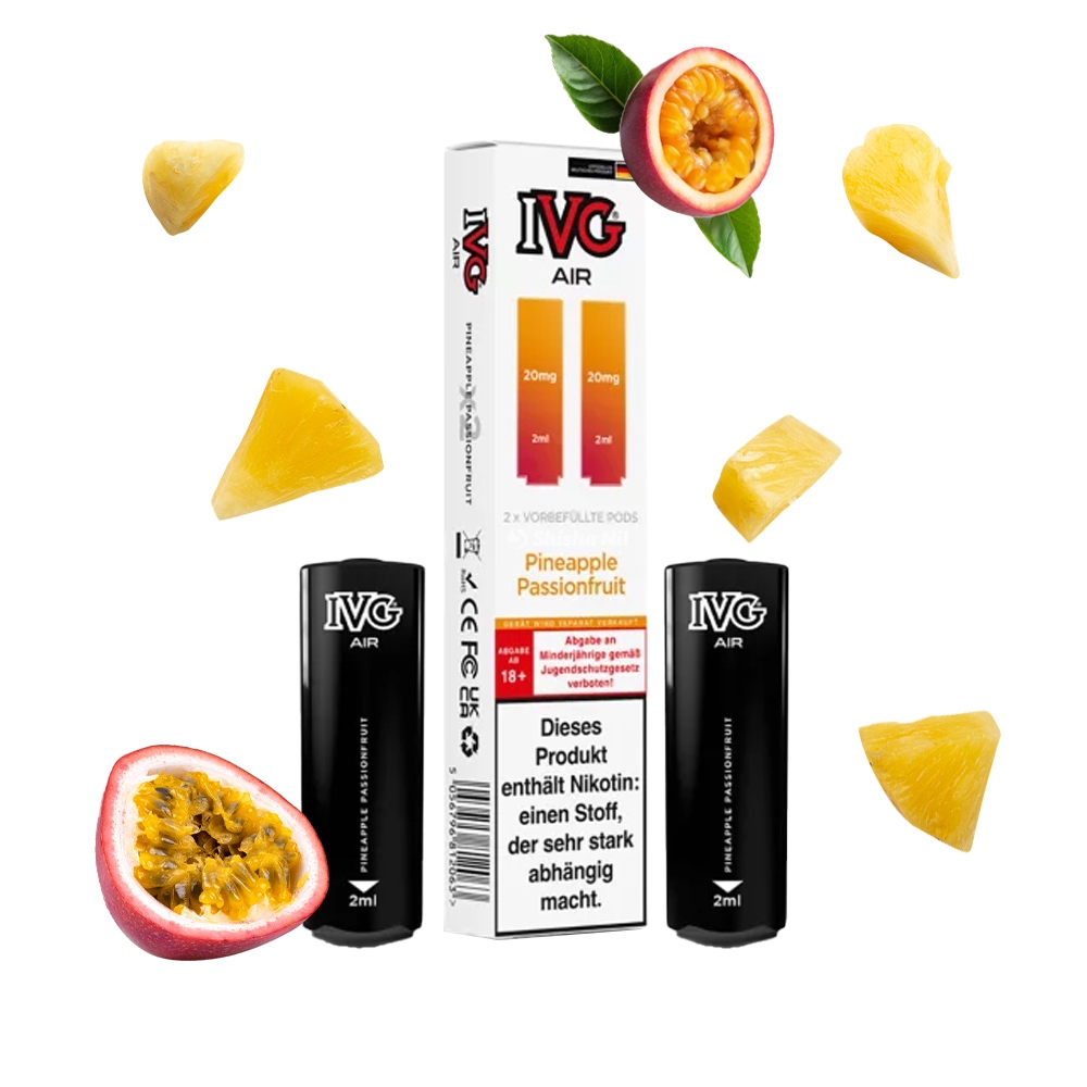 IVG AIR 2 in 1 POD (2er Pack) - Pineapple Passionfruit 20mg