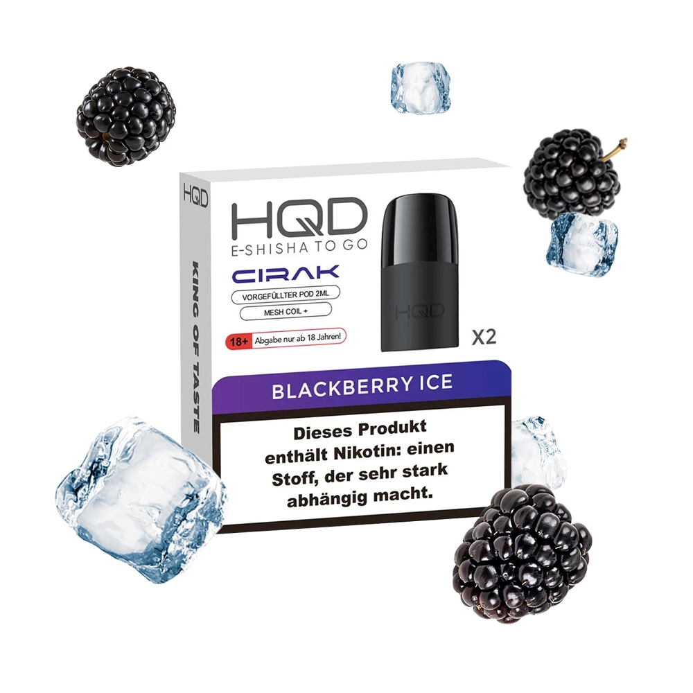 HQD Cirak - Blackberry Ice - Pod (2er Pack)