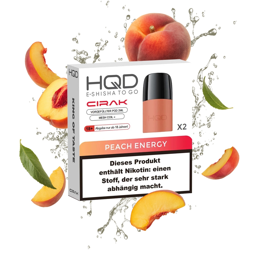 HQD Cirak - Peach Energy - Pod (2er Pack)