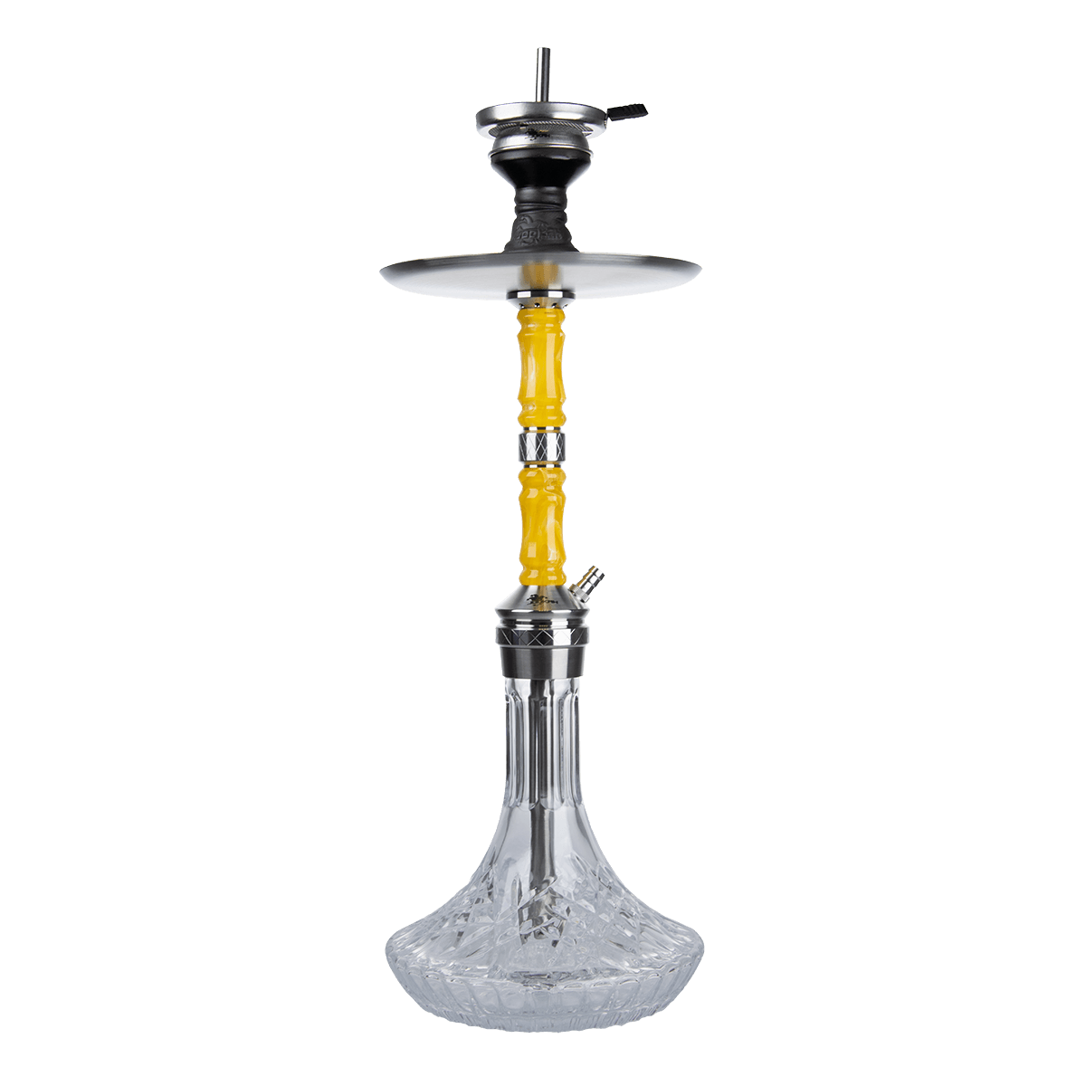 Jookah Shisha Royal Flush - Steel/Yellow