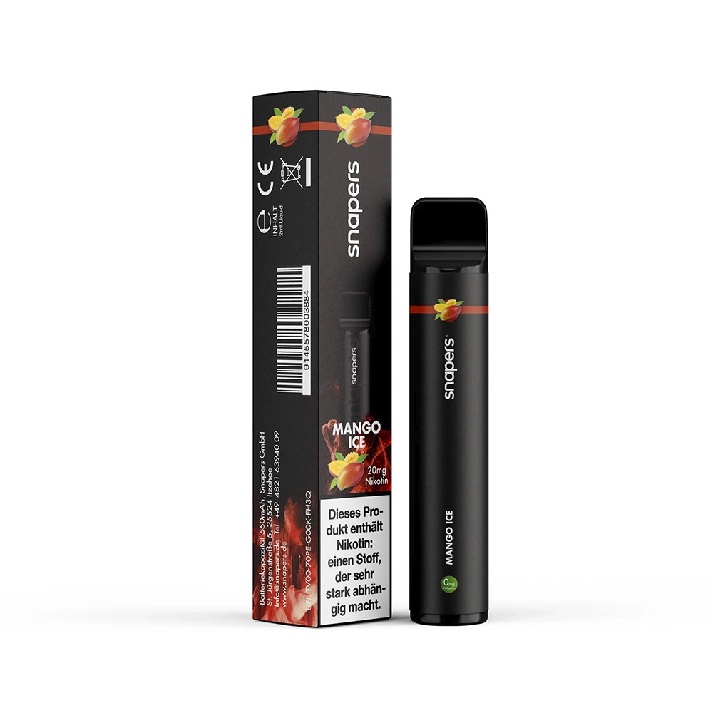 Snapers E-Shisha 800 - Mango Ice 20mg