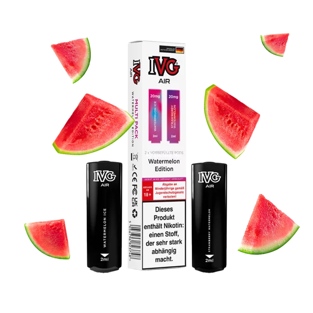 IVG AIR 2 in 1 POD (2er Pack) - Watermelon Edition 20mg