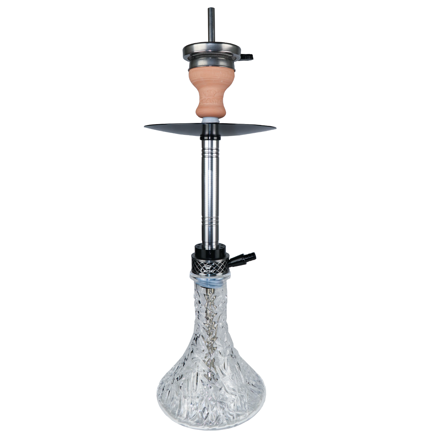 Caesar Shisha 10 - Stainless Steel/Transparent B