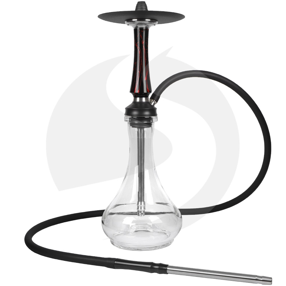 Voodoo Hookah Down - Black/Red