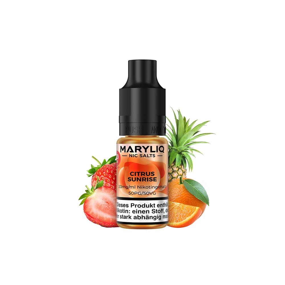 MARYLIQ Nikotinsalz Liquid 10mg - Citrus Sunrise