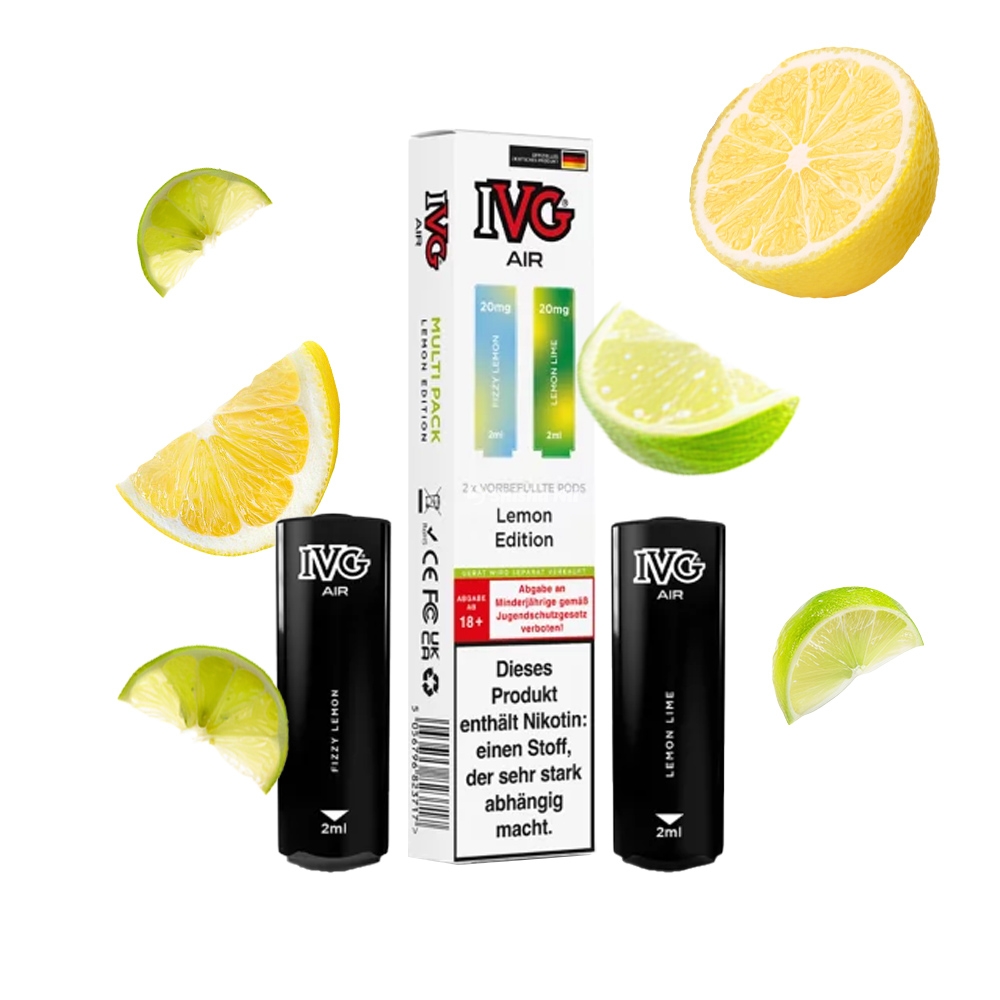 IVG AIR 2 in 1 POD (2er Pack) - Lemon Edition 20mg