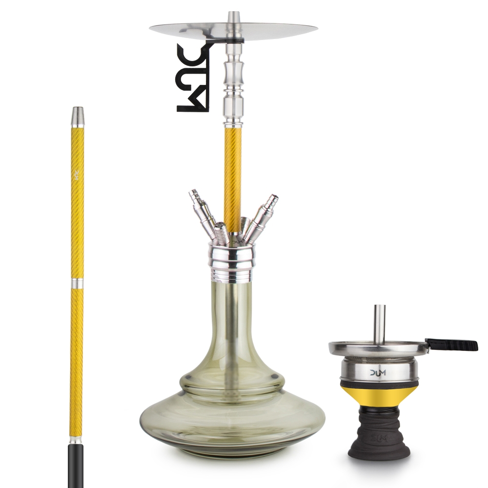 DUM Shisha SS45 Big Carbon - Gold