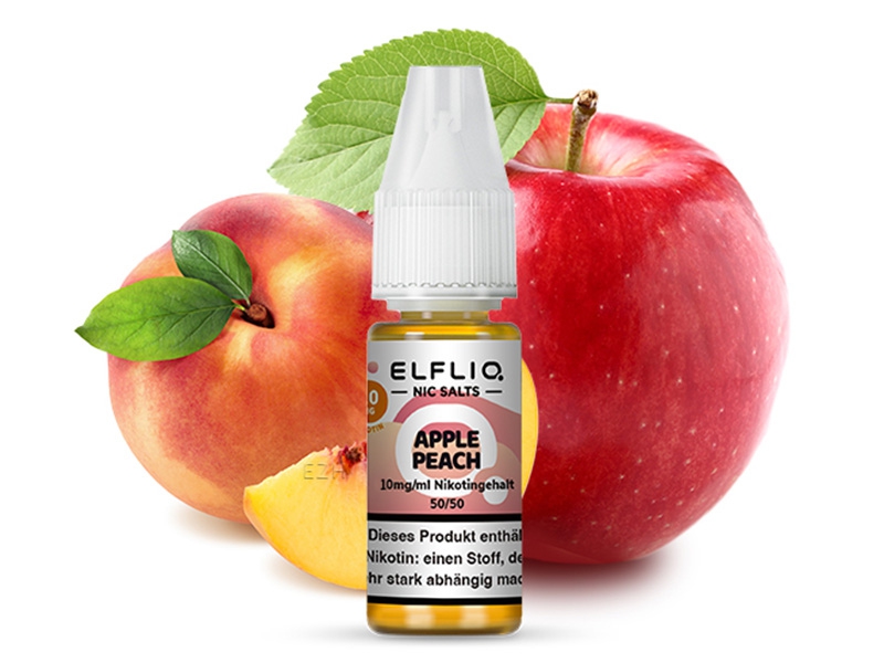 ELFLIQ Nikotinsalz Liquid 10mg - Peach Ice