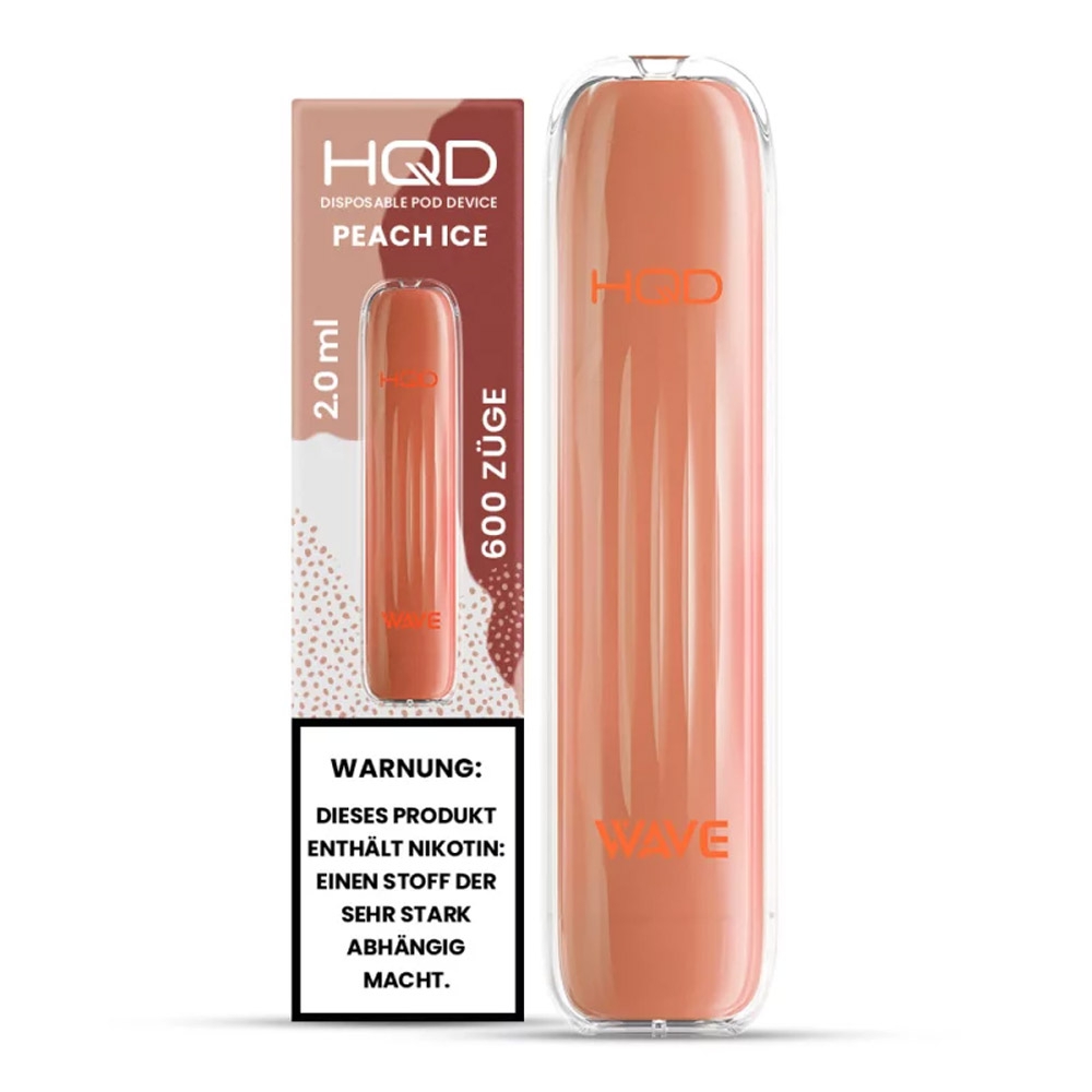 HQD E-Shisha Surv 600 - Peach Ice(Peach)