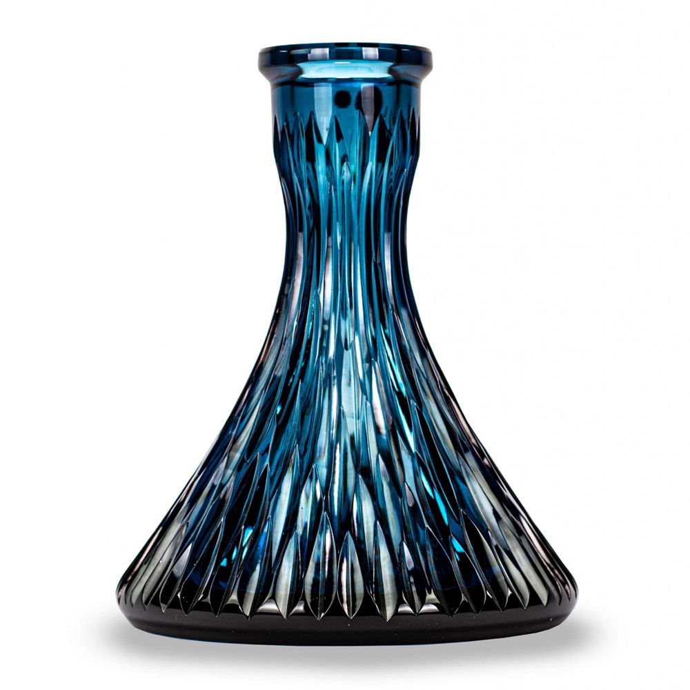 Caesar Crystal Bowl - Cone Baxa 2 - Azure