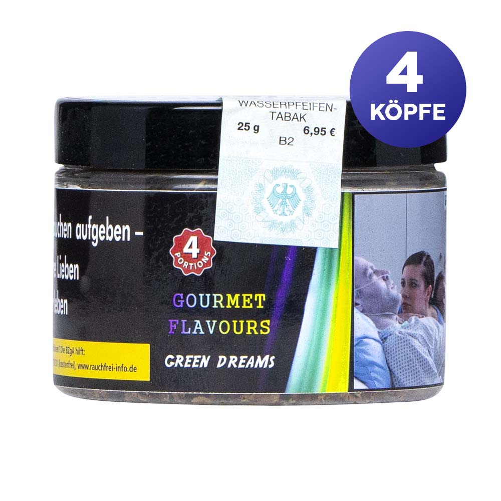 Gourmet Flavours Tabak 25g - Green Dreams