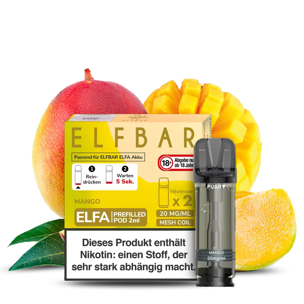 Elfbar ELFA Prefilled POD (2stk) - Mango 20mg