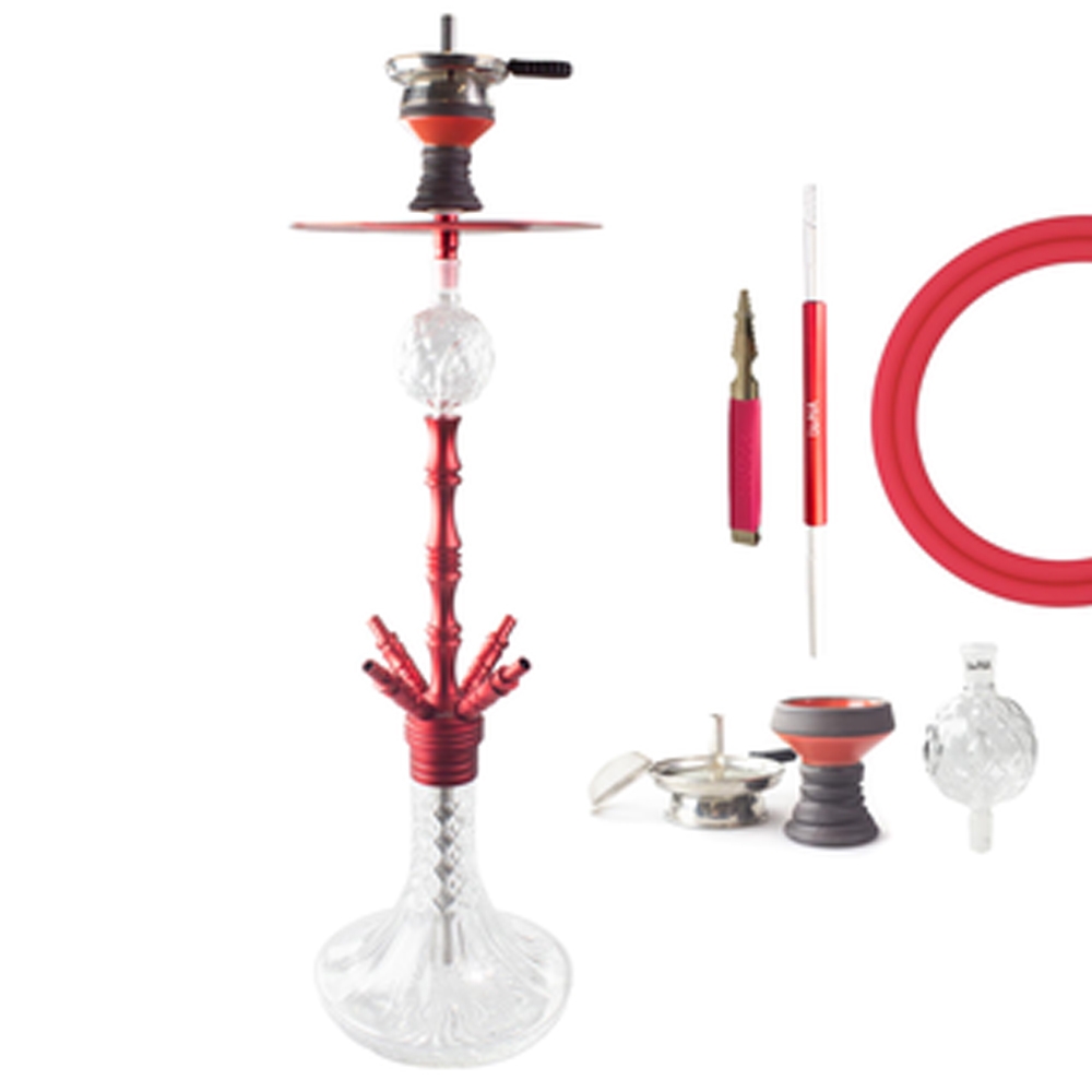 Luna Hookah Praedo 2.0 - Red