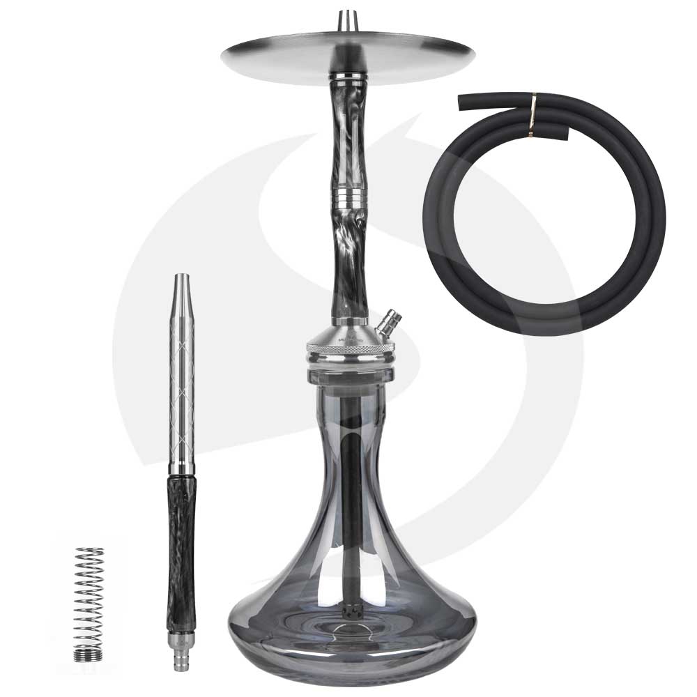 Diamond Hookah Excelsior - Black/Black