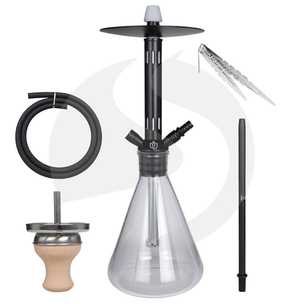 theUnit Alu Shisha Schwarz - Clear