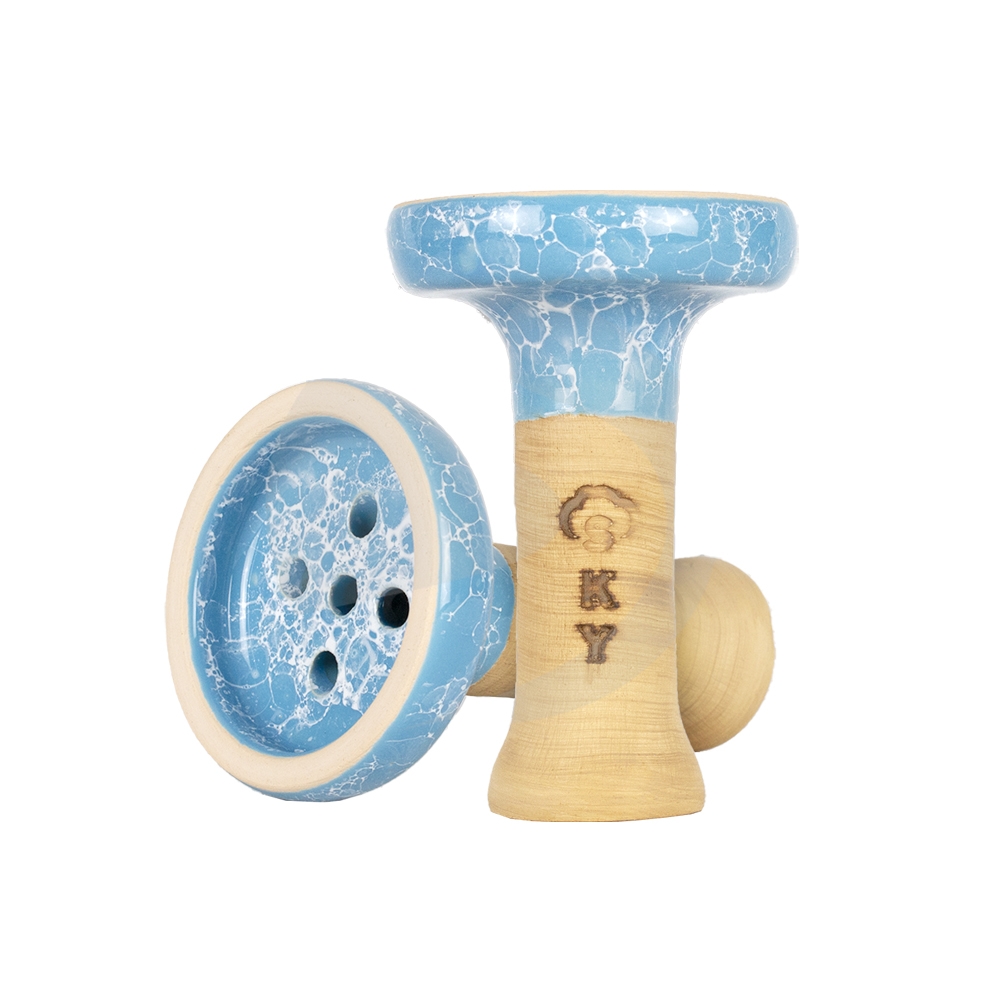 Sky Hookah Flat Killer Bowl - Blue