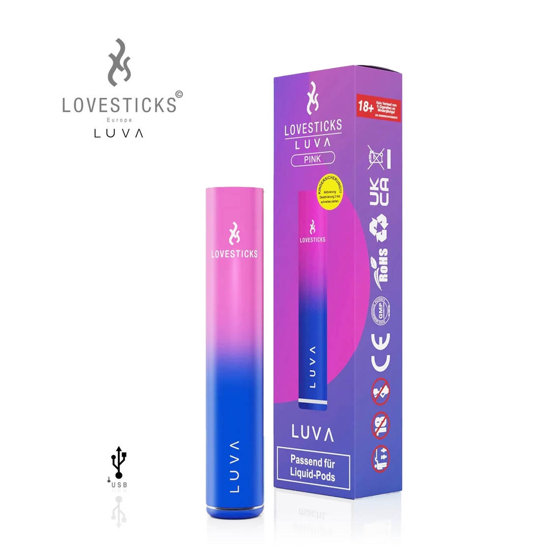 Luva Lovestick Basisgerät - Pink