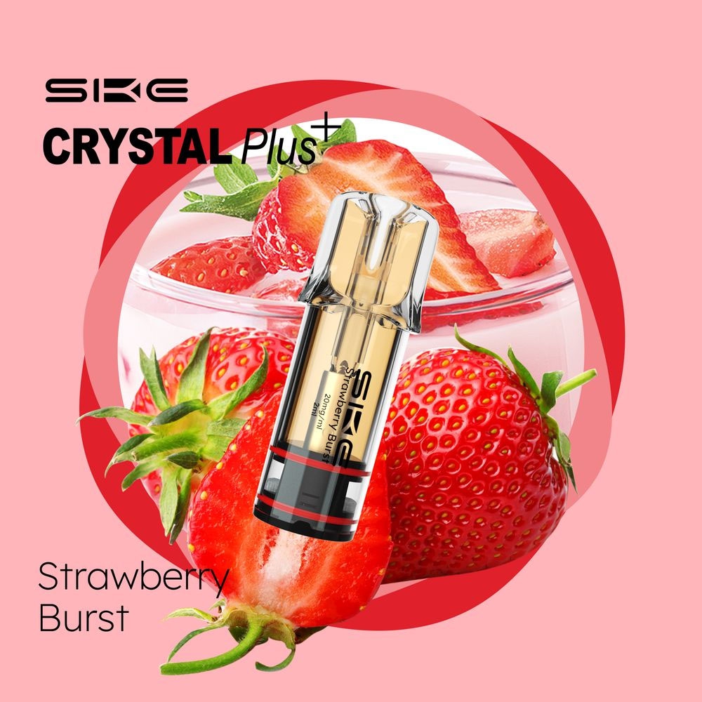 SKE Crystal Plus POD (2er Pack) - Strawberry Burst