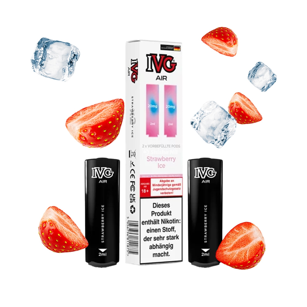 IVG AIR 2 in 1 POD (2er Pack) - Strawberry Ice 20mg