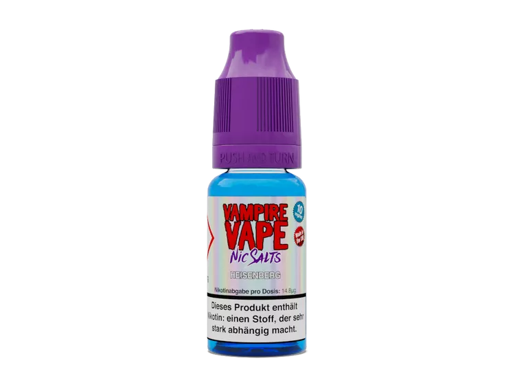 Vampire Vape Nikotinsalz Liquid 10ml 10mg - Heisenberg