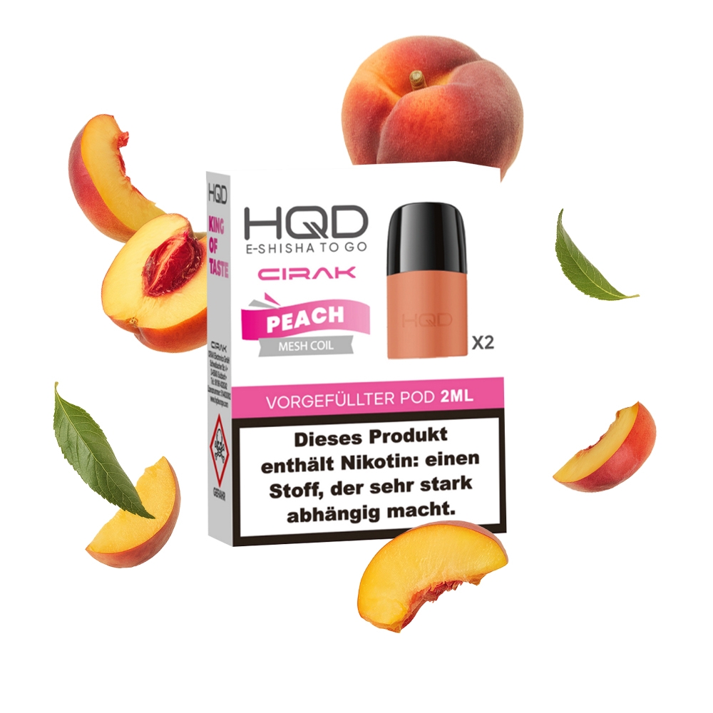 HQD Cirak - Peach - Pod (2er Pack)