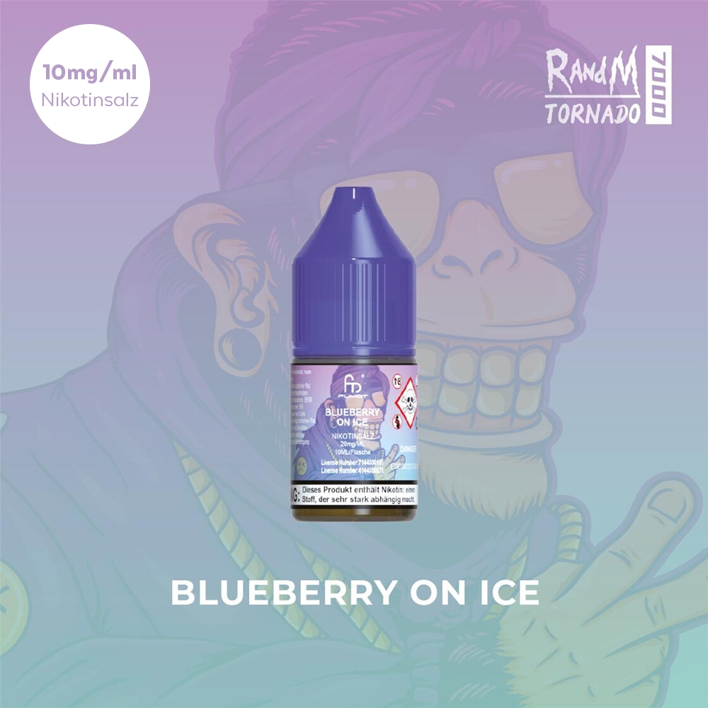 RandM Tornado Liquid 10ml - Blueberry on Ice 10mg