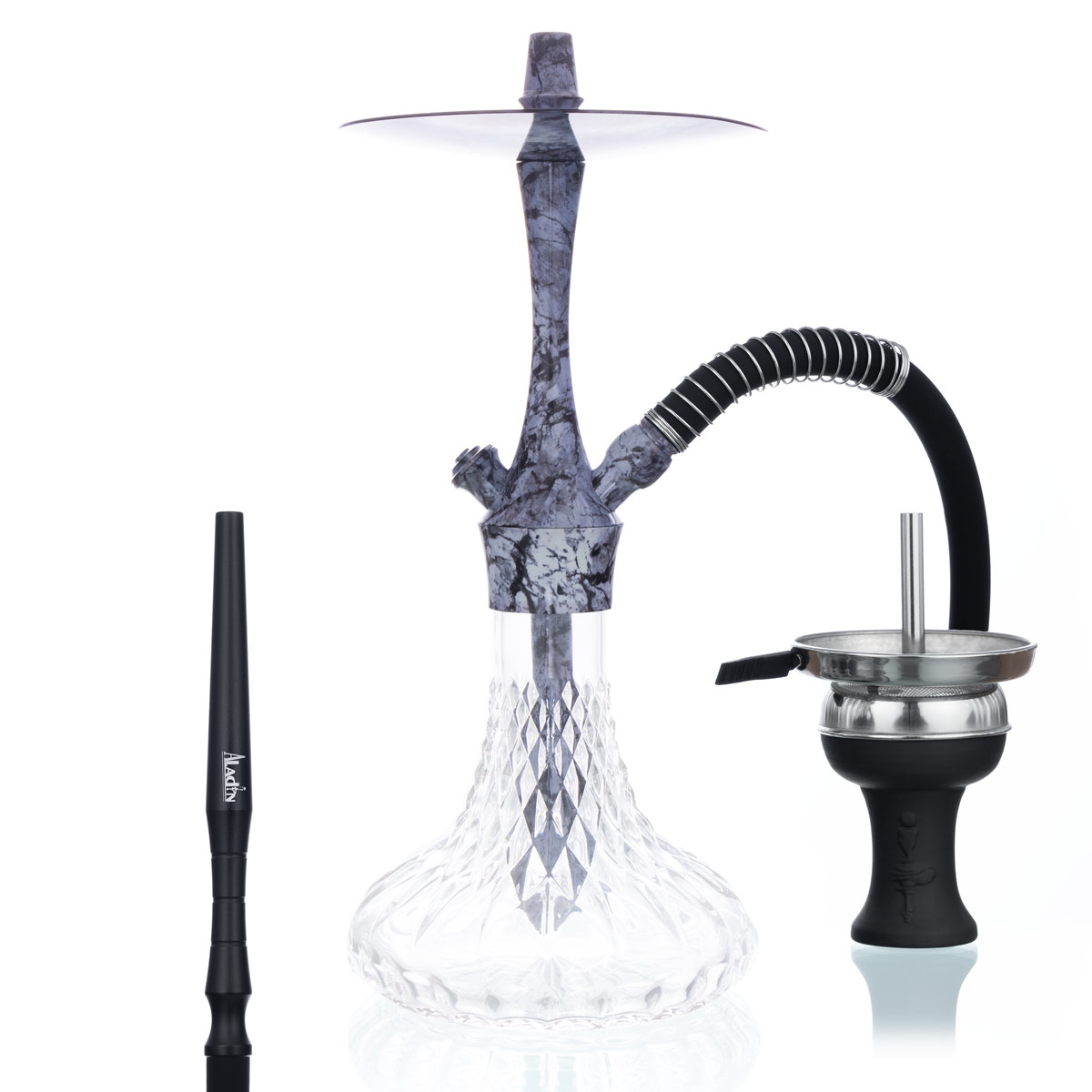 Aladin Shisha Alux 380 - Marmor White