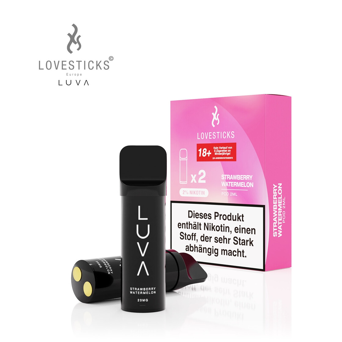 Luva Lovesticks POD Duo Pack - Strawberry Watermelon