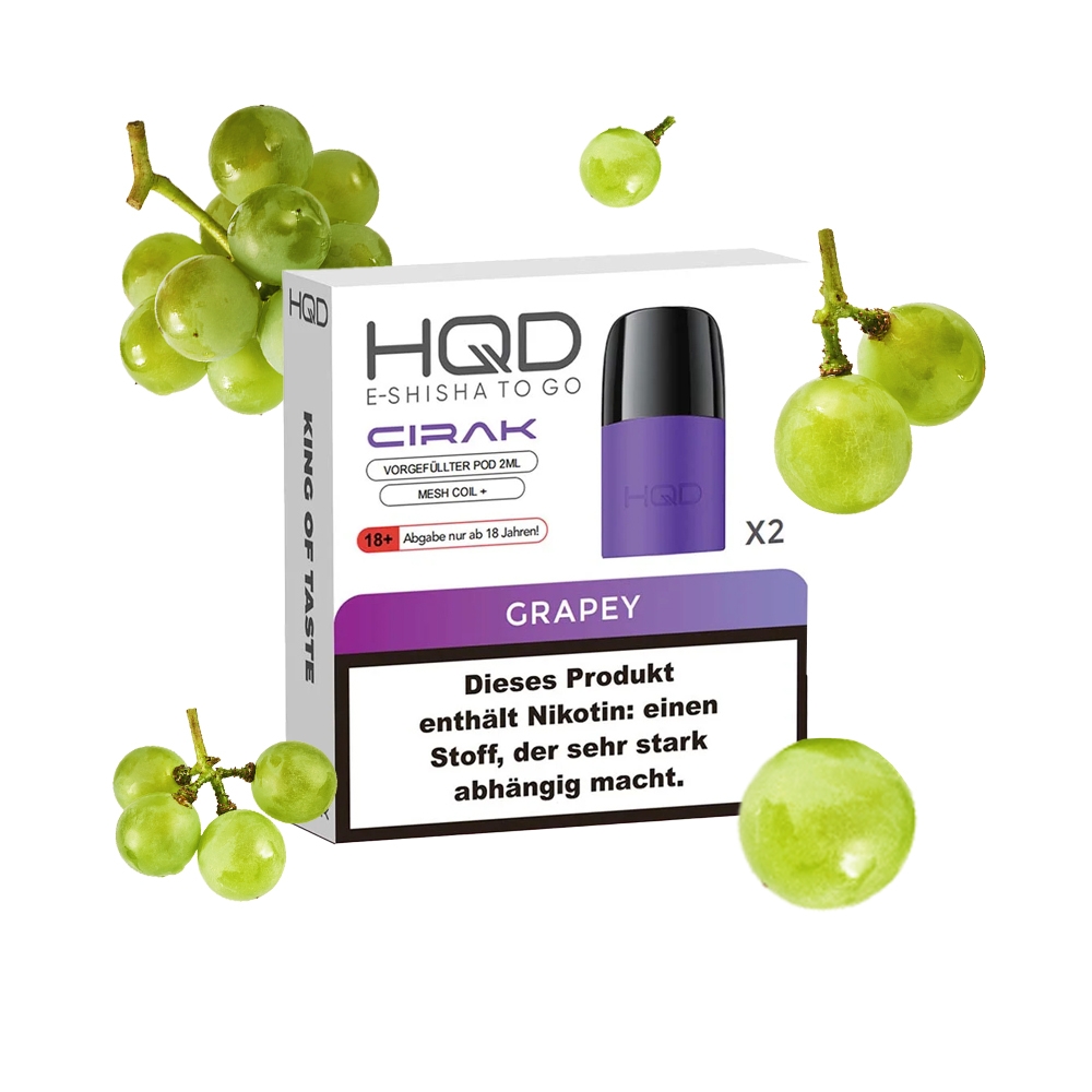 HQD Cirak - Grapey - Pod (2er Pack)