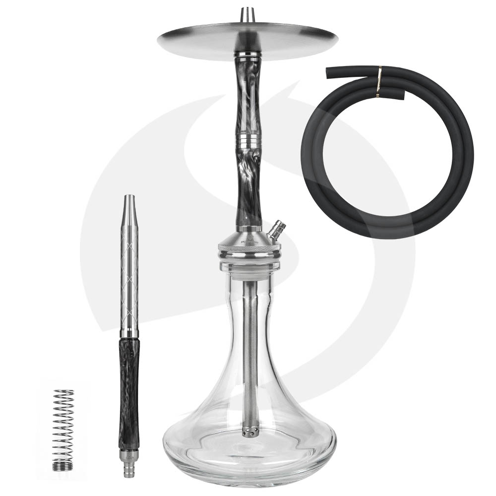 Diamond Hookah Excelsior - Black/Clear