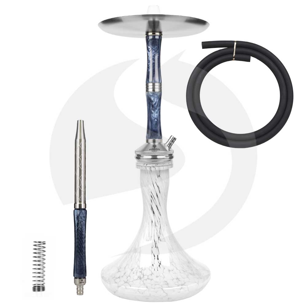 Diamond Hookah Excelsior - Blue/White