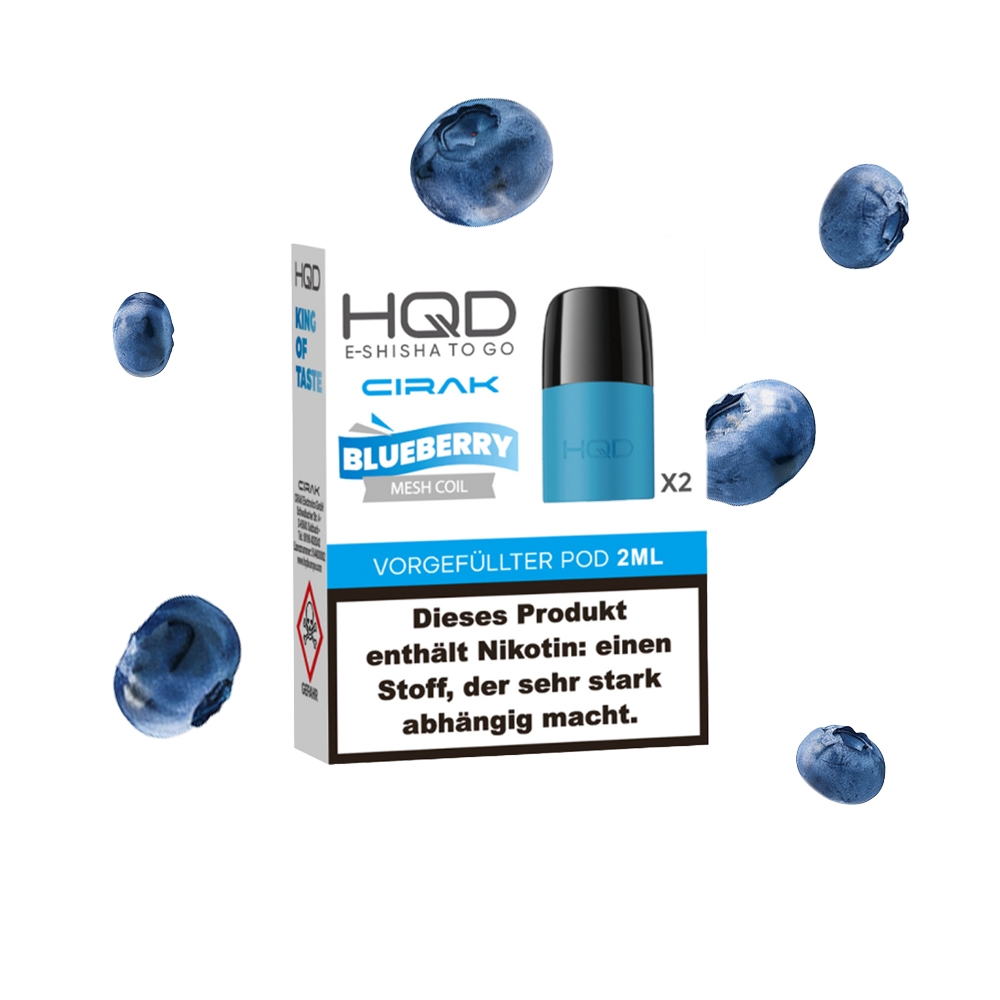 HQD Cirak - Blueberry - Pod (2er Pack)