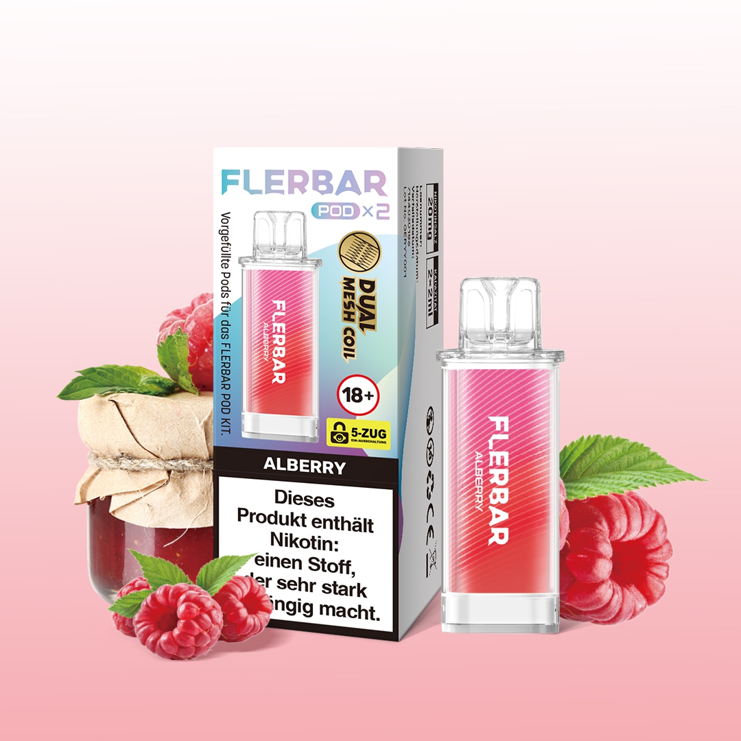 Flerbar POD (2stk) - Alberry 20mg