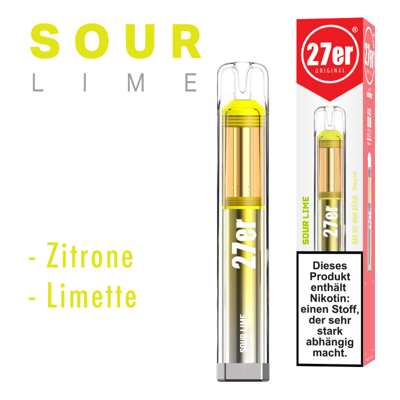 27er Vape - Sour Lime