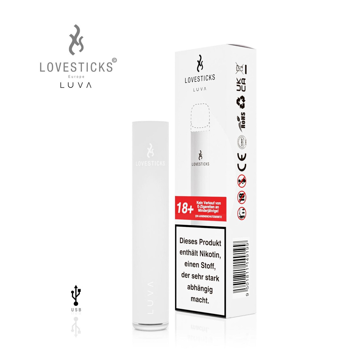 Luva Lovestick Basisgerät - Weiß