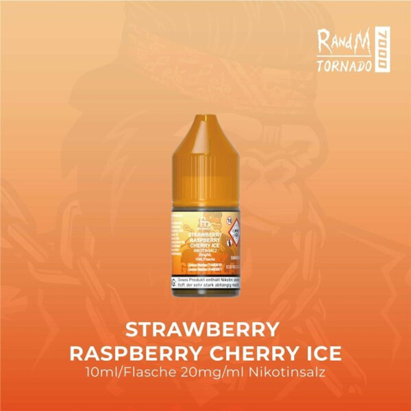 RandM Tornado Liquid 10ml - Strawberry Raspberry Cherry Ice 20mg