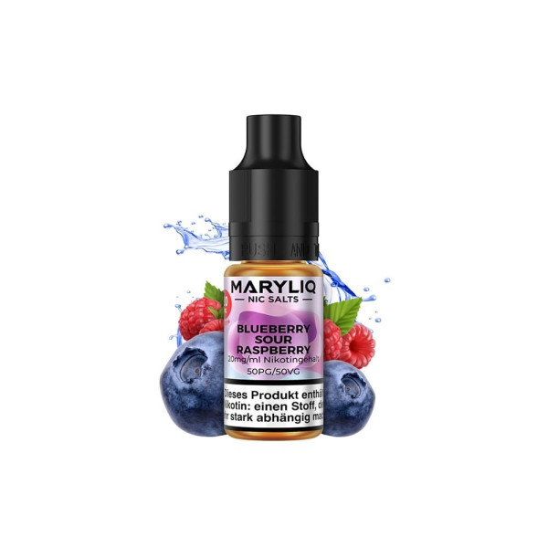 MARYLIQ Nikotinsalz Liquid 10mg - Blueberry Sour Raspberry