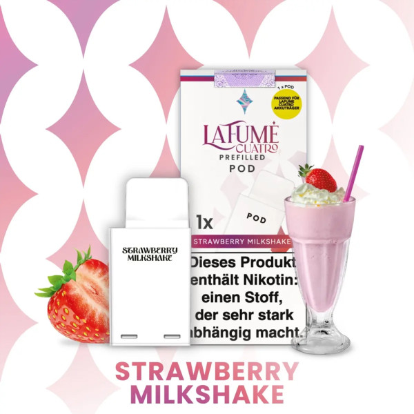 La Fume Cuatro POD (1 stk) - Strawberry Milkshake 20mg