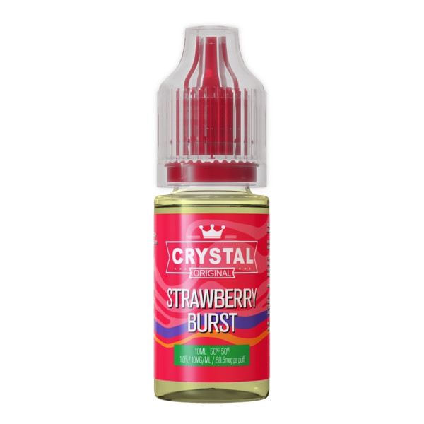 SKE Crystal Nic Salt E-Liquid 10mg - Strawberry Burst